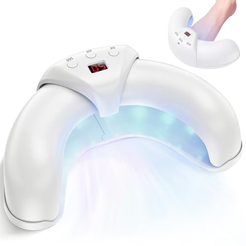 PQETBV Dispositivo de Limpieza de Hongos en Uñas, Aparato de Tratamiento Láser de Hongos de Uñas, Uso Para Múltiples Uñas de Manos y Pies