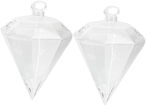 Hemobllo 2piezas Jarrones de Transparente Maceteros Colgantes Exquisitos para Decoración de Hogar para Orquídeas y Plantas Interiores