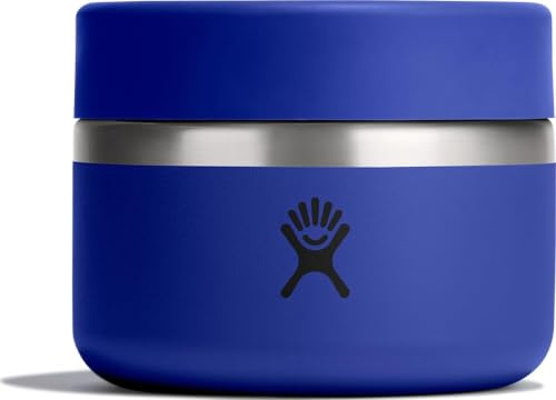 Hydro Flask Food Jar – Insulated Stainless Steel, Snack Travel Container for Hot Food & Soup 12 Oz Capri Blue