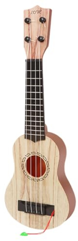 Guitare ukulélé pour Enfants, 38cm Guitare Jouet à 4 Cordes réglables, Instrument de Musique ukulélé pour Enfants, Mini Guitare Musicale éducative pour Tout-Petits Garçons Filles Cadeaux (F)