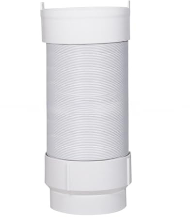 NINMORTH Tubo di scarico portatile AC diametro 12,7 cm, tubo di prolunga flessibile fino a 111,8 cm, materiale PVC per 140° F, per modelli PACA140E
