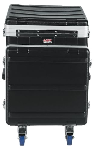 GATOR Cases Polyethylen 19 GRC 12 HE für oben und 10 HE für die Seite mit Rollen