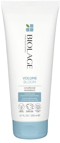 Biolage Pflegender Conditioner für feines, kraftloses Haar, Für langanhaltendes Volumen, Mit Baumwollextrakt, Volume Bloom Haarspülung, 1 x 200 ml