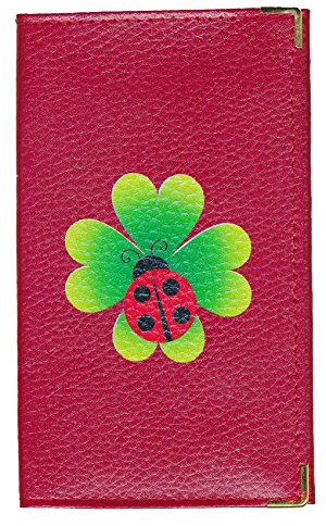 Syl’la - Funda de piel para tarjetas y permiso de conducir, diseño con la bandera de Bretaña, Rouge Coccinelle (rojo) - hol-ccportgrise-rouge-cocc