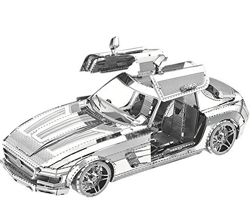 MTu 2018 3D Metall Puzzle Wings Sport Car SLS AMG Modell Kits I22219 DIY 3D Laserschnitt Modell-Bausatz Spielzeug