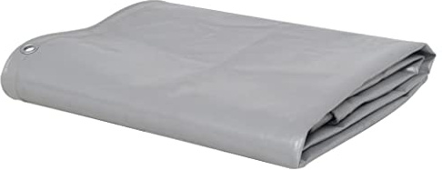 vidaXL Telone 650 g/m² 3x4 m Grigio