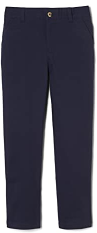 French Toast Pantalon Chino Extensible à Taille réglable pour garçon, Bleu Marine, 16