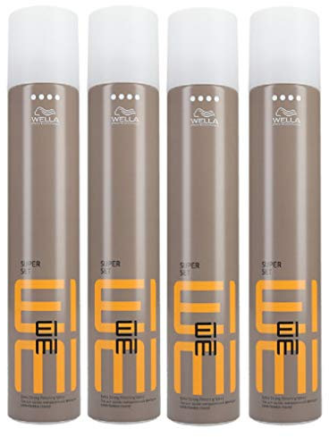 4er Wella Professionals EIMI Super Set Haarspray Extra Strong Finishing Spray 500 ml