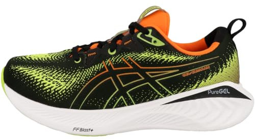 ASICS Cumulus 25 Mann Laufschuhe Schwarz Gelb