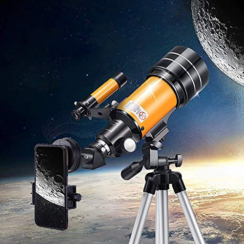 Tragbares monokulares Astronomieteleskop für Erwachsene, professionelles astronomisches Brechungsteleskop, mit Stativ, Geschenke für Astronomieanfänger