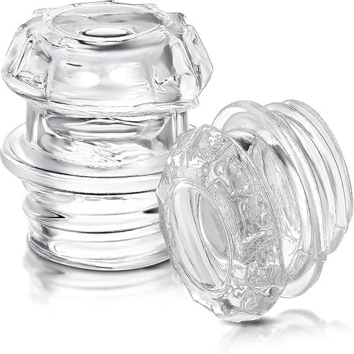 Rosojodg 1Pc Transparent Modern Coffee Percolator Glass Top Replacement: Transparent Glass Knob Top for Percolator Replacement Parts, Compatible with Coffee Pot, Espresso Machine Parts and Accessories