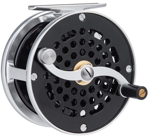 Fly Fishing Reel, 7/8/9 Weight, 88mm Diameter, Click and Pawl, CNC Machined Aluminum, Vintage Classic Designed, Ambidextrous, Freshwater Saltwater Fly Fishing