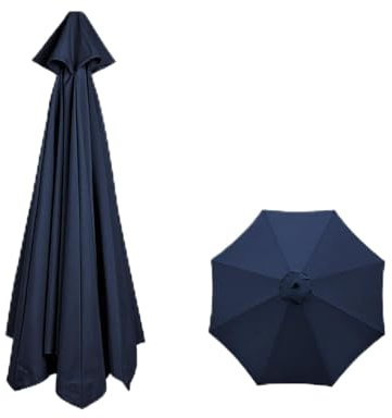 Toile De Rechange Pour Parasol Déporté, Auvent De Rechange Pour Parasol Hexagonal Octogonal À 6/8 Baleines Housse De Rechange En Tissu Pour Parasol
