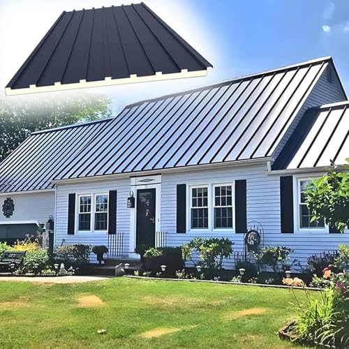 Greenhouse Shed Roofing Cladding Panel,Aluminum Roofing Panels - Insulated Corrugated Roof Sheets,for Waterproofing And Cladding,for Sun Rooms And Home Building(Gray,L- 1.1m/3.6ft)