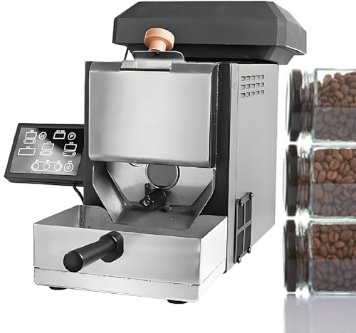 XEEAOFE 200g Coffee Roaster, Automatic Coffee Bean Roaster, Coffee Roaster Machine, Smokeless for Home Use, Commercial Cafe, Coffee Bean Cooler, Chaff Collector 220V
