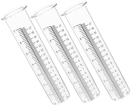 Yardenfun Lot De 3 Pluviomètres Antigel pour Jardin Transparents pour Mesurer Précisément La Pluie Et l'eau De Pluie