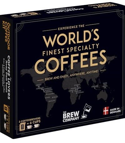 Original Gourmet Coffee Gifts for Men & Women with 3 World's Finest Coffees | Coffee Gift Set with Single Estate Specialty & Organic Coffees to Brew & Enjoy Anytime, Anywhere - Gift Idea for Him & Her