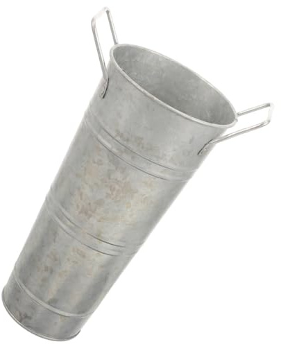 Ciieeo Porte-Parapluie Vertical en Fer Seau de Rangement Étanche, Support Parapluie et Pot de Fleurs pour Porche et Restaurant
