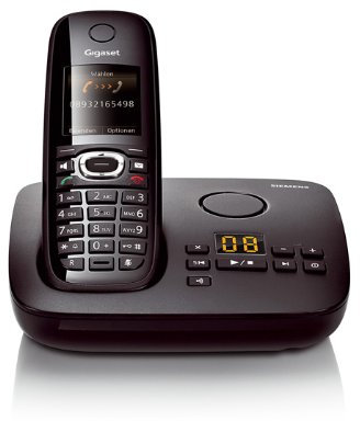 Gigaset C595 Telefono Cordless con Segreteria Telefonica, Display a Colori, Vivavoce, Nero [Germania]