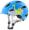 uvex oyo style - leichter Fahrradhelm für Kinder - individuelle Größenanpassung - erweiterbar mit LED-Licht - dino blue matt - 50-54 cm