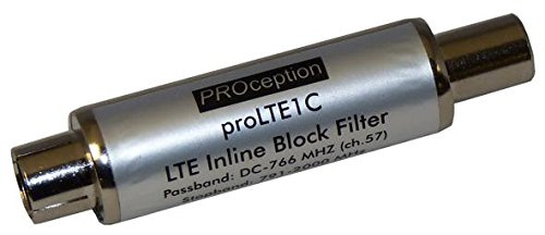 LTE Filter BNC Type | Interference Filters Aerial/Satellite Equipment, 1 X Qty - PROLTE1-57C