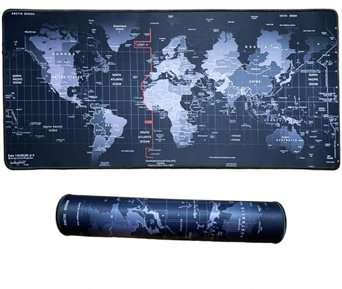Jahosin Large Gaming Mouse Pad with Stitched Edges,[27.5x11.8In] Extended Mouse Pad with Non-Slip Natural Rubber Base for Gamer/Desktop/Office/Home (70x30 DiTuk)
