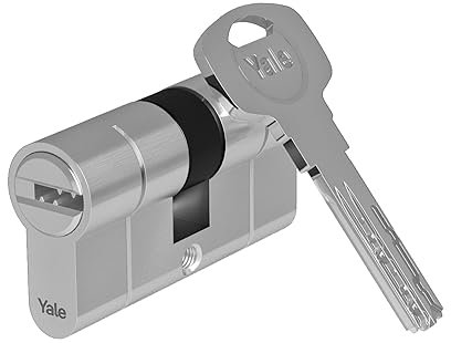 Yale Serie 2100 Cilindro de perfil europeo (patentado) - Doble/emergencia - 30/35 - níquel satinado - Cantidad de blíster 1
