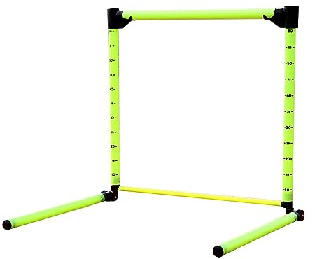 JISADER Ostacoli da Allenamento, Agilità di Addestramento di velocità Aids, Set di Barre per Saltare in Altezza Regolabile, Attrezzatura per L'allenamento