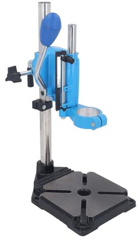 Electric Drill Stand, Electric Drill Guide Stand High Precision Multifunctional to Bench Universal Bracket with 90, Nozzles