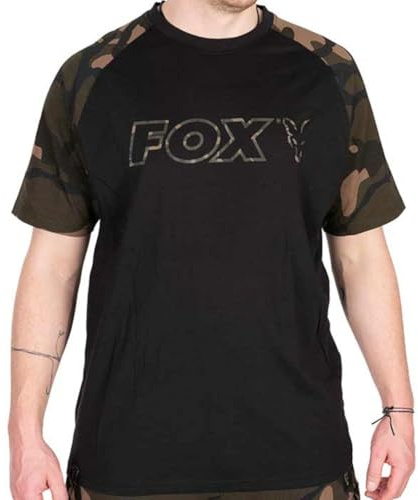 Fox Black/Camo Outline T-Shirt - Angelshirt