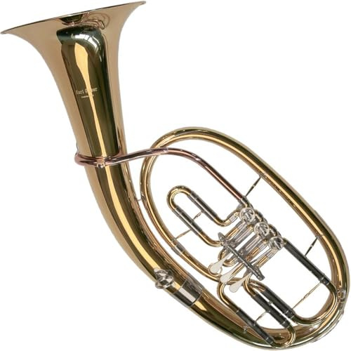 Bb Tenor Horn 3 Ventile, Goldmessing Mundrohr, Kugelgelenke, Koffer