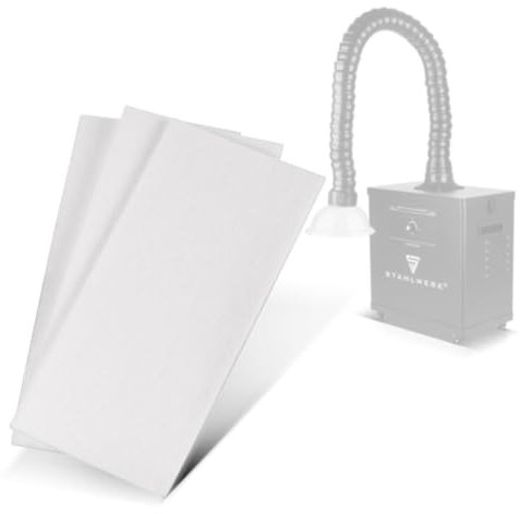 STAHLWERK Juego de 3 prefiltros para extracción de humos FE-210 ST, filtro de repuesto, alfombrilla de filtro, filtro de aire, alfombrilla de prefiltro para sistema de extracción, absorbedor de humo,