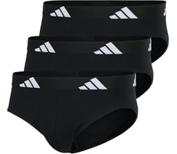 Adidas Biancheria Intima da Uomo (Confezione da 3), Black_4am001, L