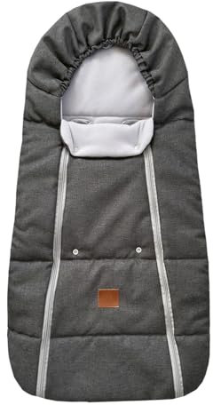 MayLily - Winter Schlafsack für Kinderwagen – Fußsack Kinderwagen - Kinderwagen Zubehör - Fusssack Kinderwagen Baby Winter - Fußsack Babyschale - Fußsack Buggy - (graphite)