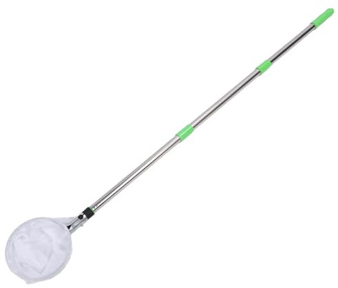 Yechiry 10 Sezione 4,2 M Acciaio Inossidabile Strumento per Picker di Frutta a Palo Lungo con Sacchetto di Stoccaggio, Strumento di Palo del Selettore di Frutta, Fino a 16 Cm di