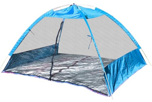 Tenda da spiaggia – Tenda da spiaggia | UPF 50 Tenda da spiaggia riparo dal sole, impermeabile protezione UV, parasole leggero per 2 3 4 persone per divertimento in famiglia, pesca, viaggi, campeggio