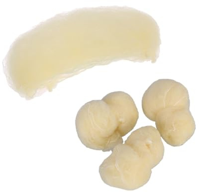 SAFIGLE 100 Stück Unsichtbare Elastische Haarnetze Goldfarben 50cm Mesh Haarnetz Für Lebensmittelindustrie Und Klinik
