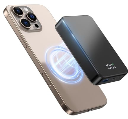 Power Bank magnetico wireless 26800 mAh per caricabatterie portatile Magsafe in lega di alluminio USB-C in& Out Ricarica rapida senza fili per iPhone 17Pro Max/17Air/16 Plus Pro Max/15/14/13/12