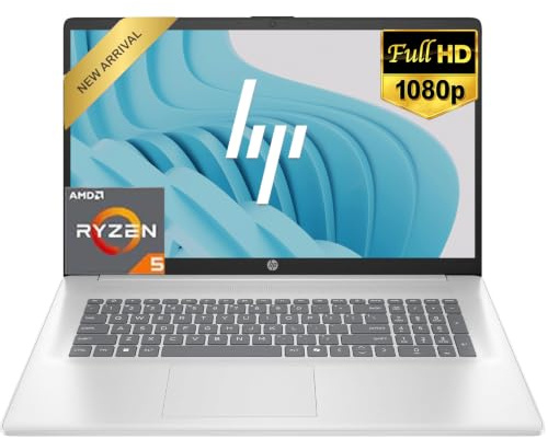 HP 17.3 Inch Business Laptop Computer, 2026 Edition, AMD Ryzen 5 7430U, 32GB RAM, 1TB SSD, Full HD(1920 x 1080) IPS Display, Wi-Fi 6, Windows 11 with Office 365 for The Web