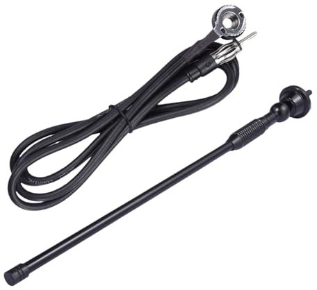 Antenne Radio Auto Stéréo - Antenne Radio Détachable en Alliage D'Aluminium pour Véhicule | Accessoire Automobile Extérieur Intégré Amovible pour Pick-up Berline Et Voyage