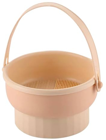 Makeup Brush Cleaner Bowl - 12cm Silicone Cleaning Mat Drying Rack, Non-Slip Cosmetic Brushs Cleaning Station | Perfect for Sponges Foundation Brushes Eyeshadow Makeup Tools Home Salon Beauty Organize