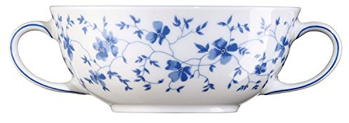 Arzberg Form 1382 Suppentasse, Obertasse, Suppen Tasse, Suppenschale, Blaublüten, Porzellan, 300 ml, 41382-607671-10422