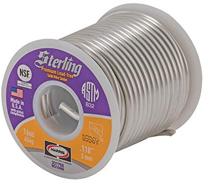 Eastman Bleifreies Lötzinn aus Sterlingsilber, Silber, 85325 EASX1, 1 Count (Pack of 1)
