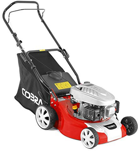 COBRA M40C 40cm (16in) Petrol Lawnmower powered by a DG350 engine