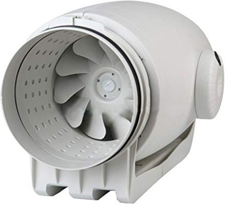 Soler y Palau Ventilador de tubo TD-500/150-160 Silent 3V (220-240V 50/60), extremadamente silencioso, de plástico, 48 x 27 x 22 centímetros, color blanco (Referencia: 5211366400)