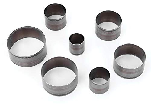 7 Uds., Herramienta de troqueles de corte de cuero, juego de cortadores de perforación, perforadora circular, perforadora, molde de corte de cuero, troquelado