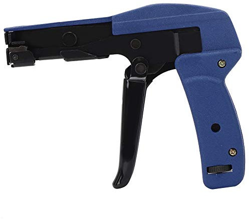 Kuuleyn Metall-Kabelbinder, Kabelbinder, Kabelbinder Gun Blue Chrome Vanadium Alloy Steel Nylon-Kabelbinder-Spannwerkzeug