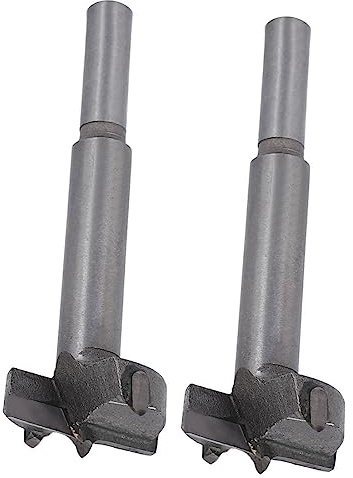 MACHSWON 2PCS Forstner Drill Bits Tungsten Carbide Wood Hole Saw Opener Drill Bit 27mm Woodworking Drilling Bit Cutter
