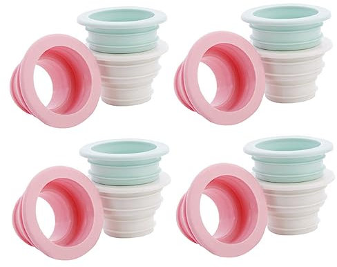 KITANDOVE 20pcs Sewer Sealing Drain Hose for Toilets Bathrooms Kitchens Offices Prevent Bad Odors and Water Seepage Versatile Seal for Various Pipeline Installations
