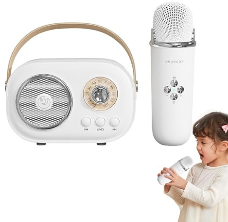 Karaoke portatile, macchina per karaoke | altoparlante per karaoke con | microfono - Altoparlante karaoke wireless portatile con microfoni, macchina karaoke creativa con effetti di cambio voce